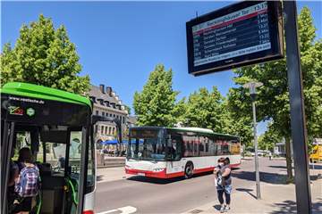 Auch am Recklinghäuser Tor wurde eine digitale Messtafel installiert.