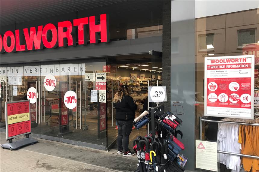 Wo man in Castrop-Rauxel jetzt per Click and meet einkaufen kann Auch bei Woolworth kann man jetzt nach Terminvereinbarung wieder einkaufen
