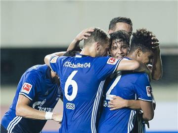 Auch beim zweiten Testspiel der China-Reise bleibt der FC Schalke 04 ungeschlagen. Foto: Power Sport Images