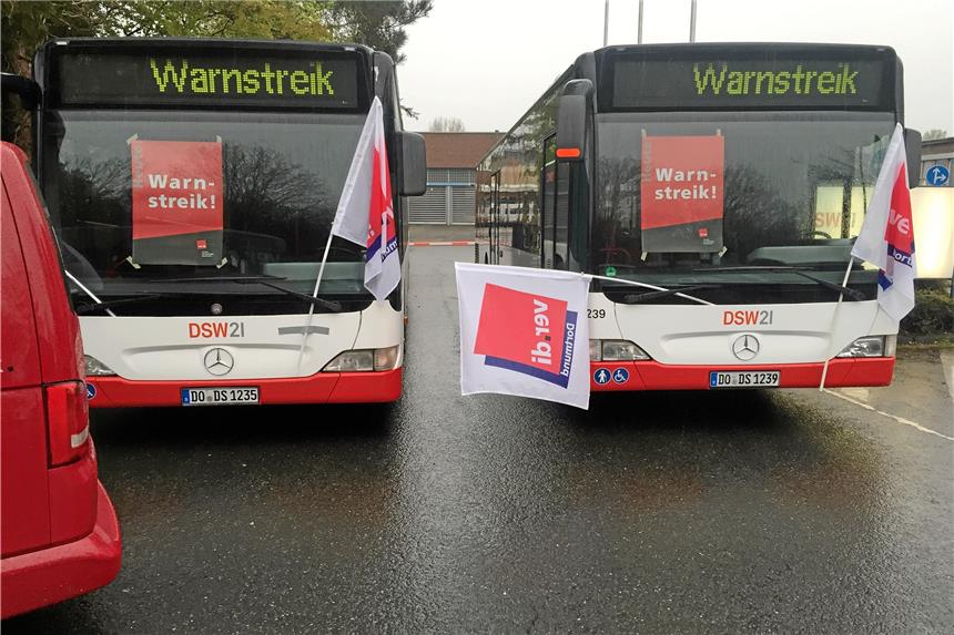 Am Dienstag streikt der öffentliche Dienst Auch Busse und Bahnen werden stillstehen.