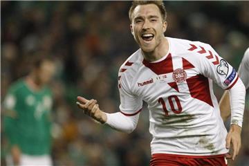 Auch dank der drei Tore von Christian Eriksen hat sich Dänemark als letztes Team Europas für die WM 2018 qualifiziert. Foto: Peter Morrison
