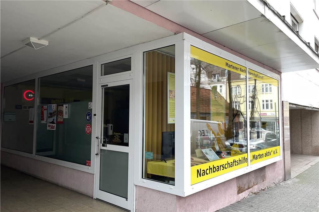 44 Wohnungen und 9 Gewerbeeinheiten: LEG plant Häuser-Verkauf in Marten Das Ladenlokal der Nachbarschaftshilfe "Marten aktiv" befindet ich in der Straße In der Meile.