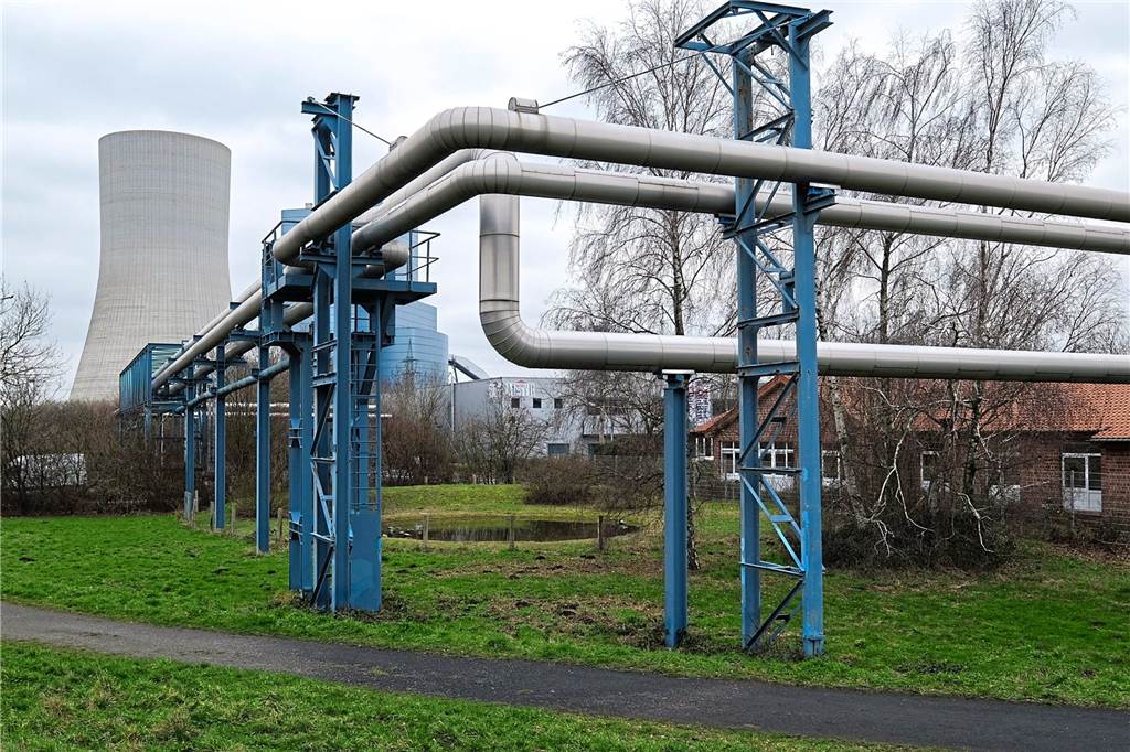Fernwärmeleitung in Datteln
