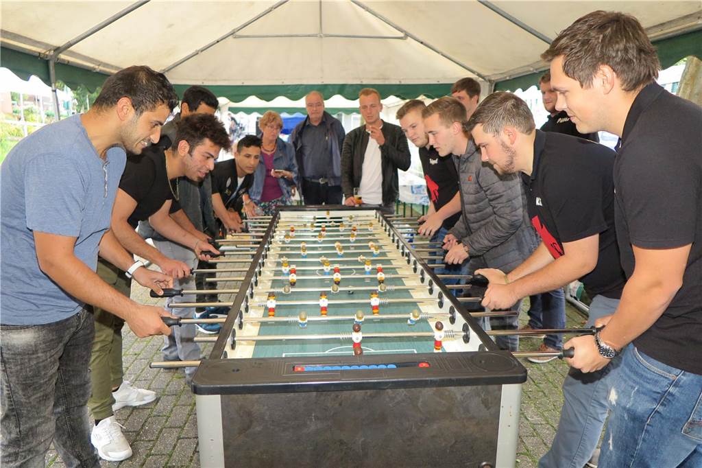 Schafsmarkt Gahlen steht in den Startlöchern - zwei Tage Programm Auch das XXL-Kickerturnier darf in diesem Jahr nicht fehlen.