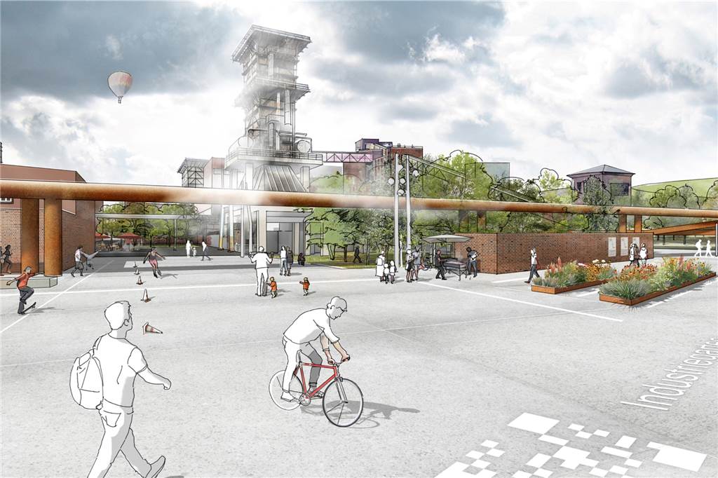Große Pläne für IGA 2027 in Dortmund: Wer bezahlt ist noch unklar Der geplante neugestaltete Eingang zur Kokerei Hansa
