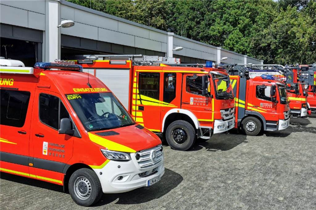 Der Fuhrpark der Werner Feuerwehr