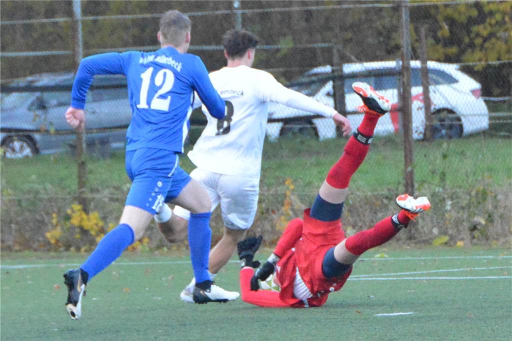 SV Lembeck empfängt den TSV Raesfeld: Die Zeichen stehen nicht auf Revanche Julian Risthaus spielt Billerbecks Keeper aus
