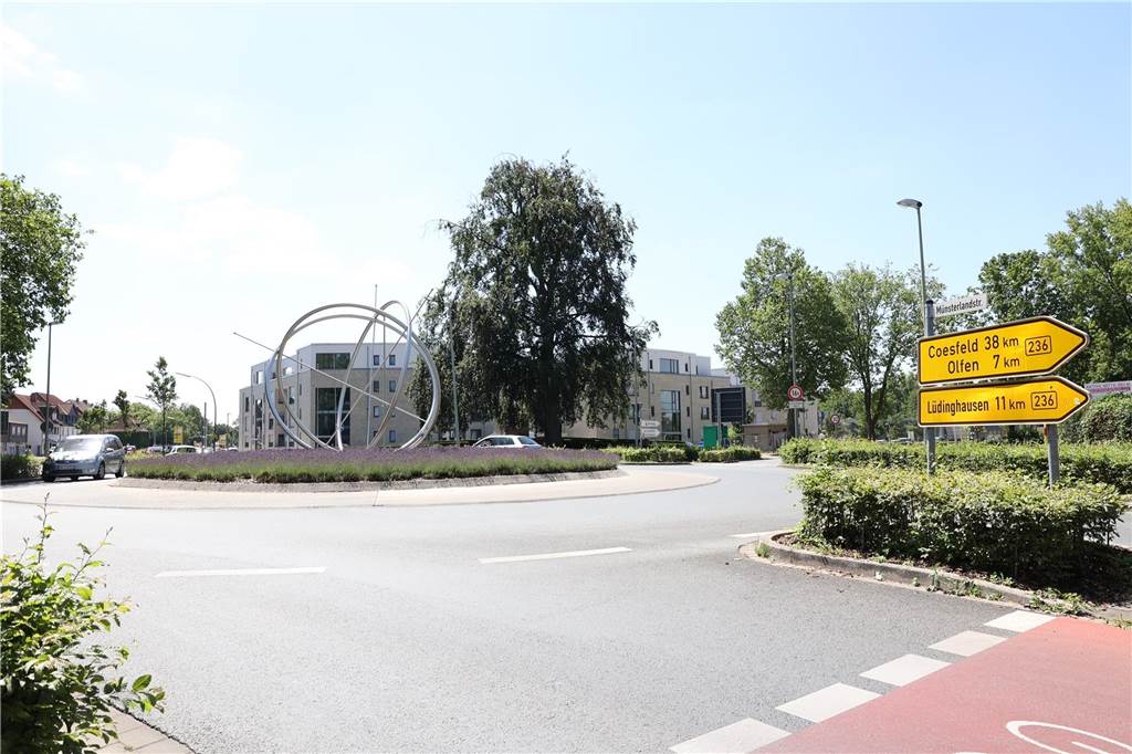 Auch der Kreisverkehr an der Münsterlandstraße in Selm gilt als Unfallschwerpunkt.