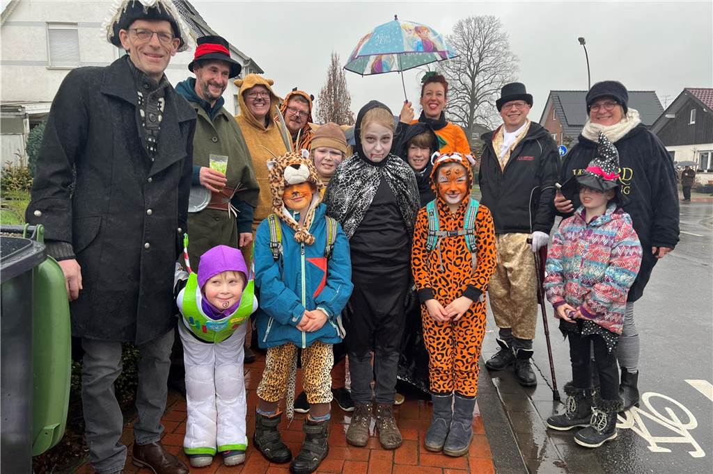 Auch der Narren-Nachwuchs war am Samstag beim Karnevalsumzug mit am Start.
