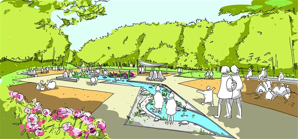 Umbau im Revierpark: 6 Millionen Euro für mehr Natur, mehr Erlebnis Auch der Wasserspielplatz wird komplett umgebaut.