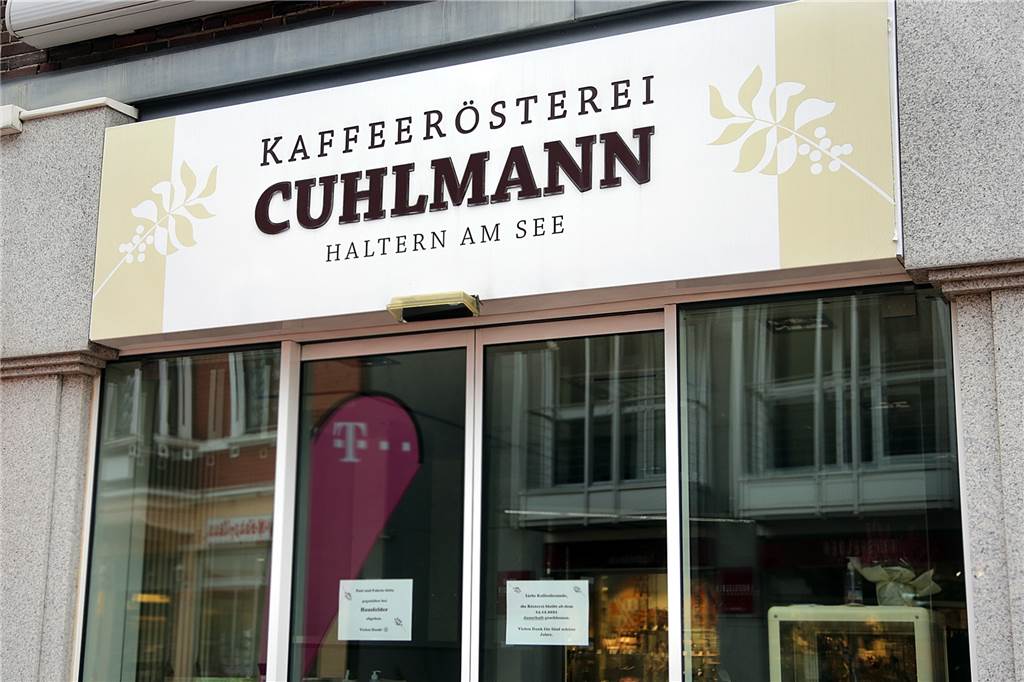 Wie es mit der alten Römer-Apotheke und Kaffeerösterei in Haltern weitergeht Auch die ehemalige Kaffeerösterei Cuhlmann steht zurzeit leer.