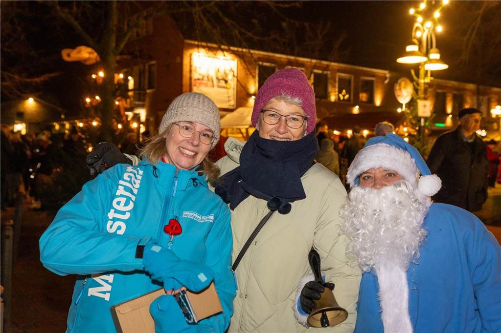 Auch die Münsterland Zeitung war auf dem Adventsmarkt in Alstätte vertreten.