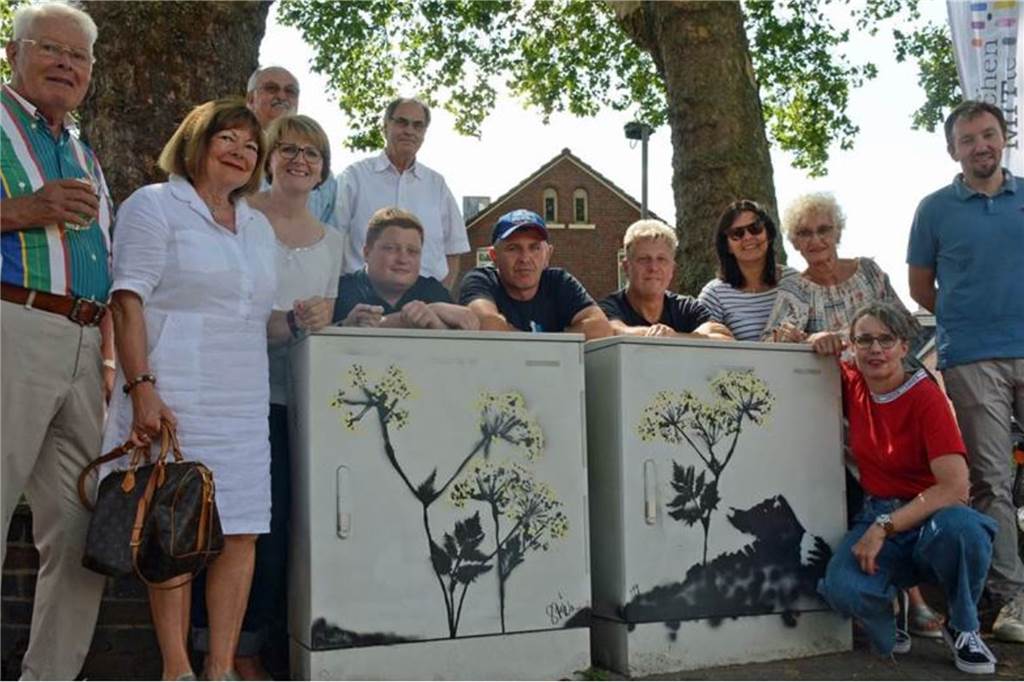 Nicht nur Tisa-Brunnen: Das ist und macht der Kunstbeirat in Dorsten Auch die von der Künstlerin Brigitte Stüwe gestalteten Stromkästen am Essener Tor waren Thema auf einer Sitzung des Kunstbeirats.