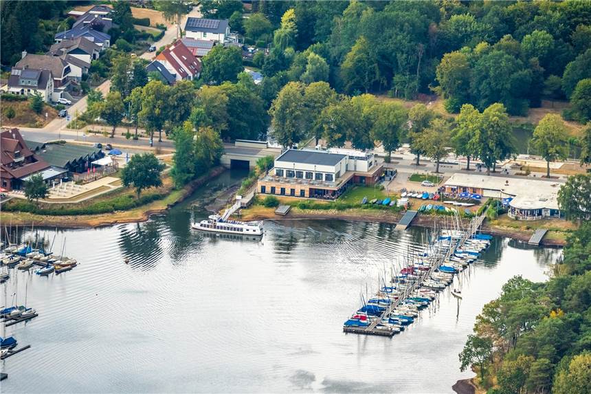 Neuer Imagefilm der Stadt macht Lust auf Haltern Auch dieses Luftbild zeigt Haltern von einer attraktiven Seite.