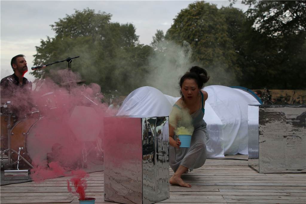 Bürgerpark-Programm in Dorsten vor ungewisser Zukunft Auch experimentelle Kultur konnten die Dorstener erleben.