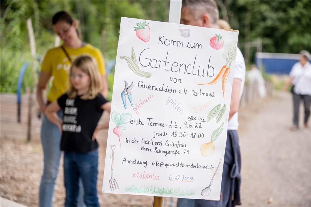 Gärtnerei Grünfrau offiziell eröffnet: Gärtnern als soziale Perspektive Auch für Kinder hat das Projekt einiges zu bieten.