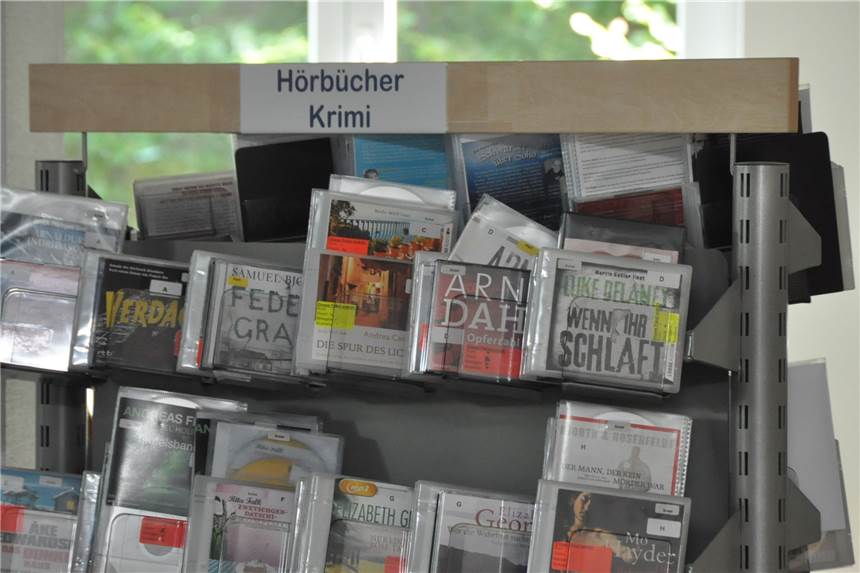 Medien-Flohmarkt in der Selmer Bücherei: Verkauf von DVDs und CDs Auch Hörbucher auf CD gibt es bei dem Flohmarkt.