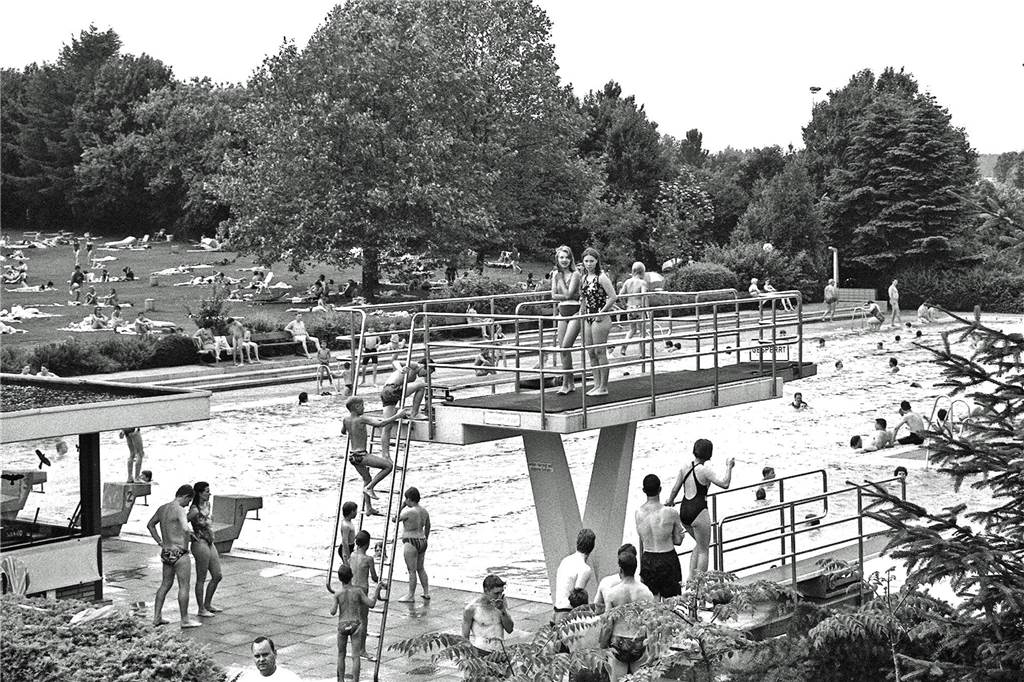 Blick fürs Motiv - Bruno Lücke war 30 Jahre lang Fotograf der Halterner Zeitung Freibad Sythen
