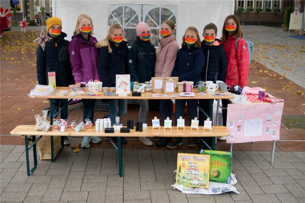 Auch in der Ahauser Innenstadt gab es zwischenzeitlich einen Mini-Basar.