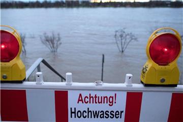 Auch in Köln steht der Rhein hoch. Foto: Federico Gambarini