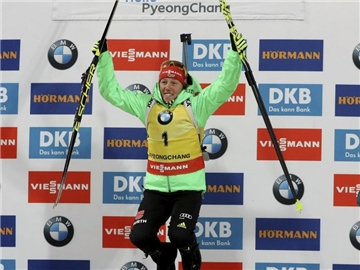 Auch in Pyeongchang war Laura Dahlmeier die dominante Biathletin. Foto: Lee Jin-Man