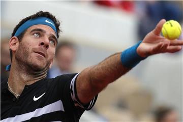 Auch Juan Martin del Potro hat bei den French Open das Viertelfinale erreicht. Foto: Christophe Ena/AP
