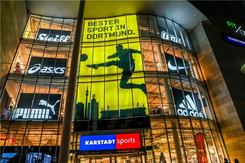 Karstadt Sports in Dortmund soll auch dicht gemacht werden Auch Karstadt Sports in der Dortmunder City soll geschlossen werden.