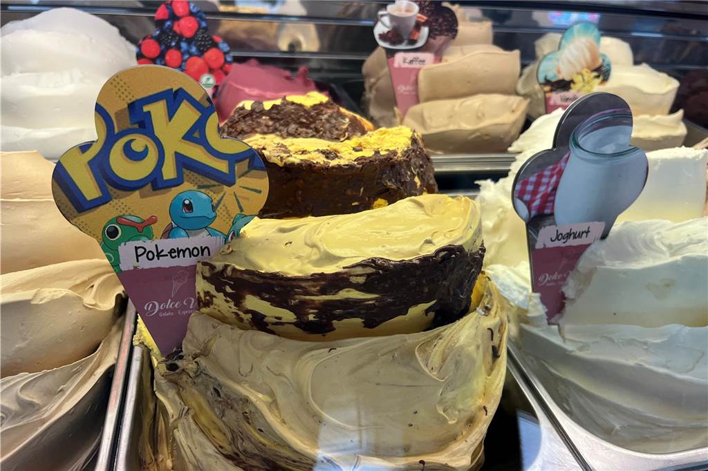 Auch Pokémon-Eis findet man in der neuen Eistheke.