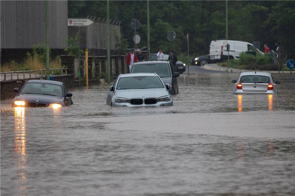 Unwetter in NRW: Mindestens 43 Todesopfer - mehrere Plünderungsversuche gemeldet – Liveblog Auch Stolberg wurde vom Unwetter heftig getroffen.