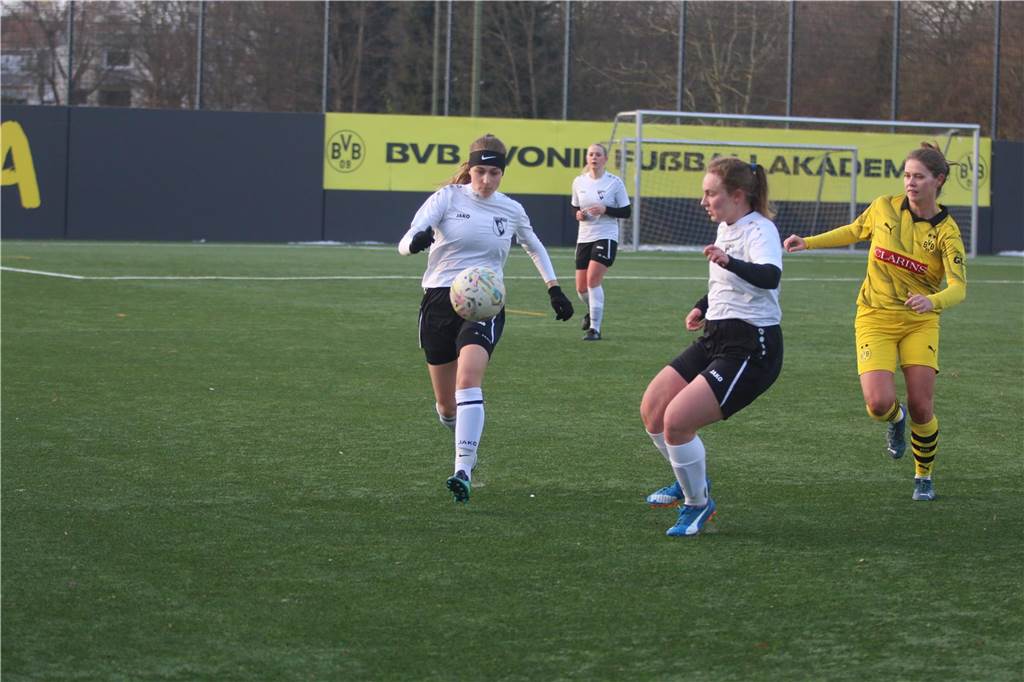 Auch wenn der PSV Bork am Ende deutlich bei Borussia Dortmund II unterlag, zeigte die Elf eine starke Leistung.