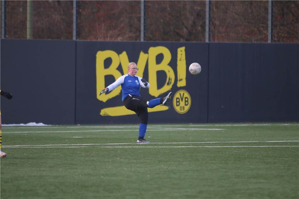 Auch wenn der PSV Bork am Ende deutlich bei Borussia Dortmund II unterlag, zeigte die Elf eine starke Leistung.