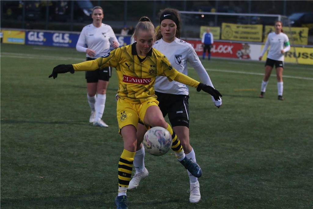 Auch wenn der PSV Bork am Ende deutlich bei Borussia Dortmund II unterlag, zeigte die Elf eine starke Leistung.