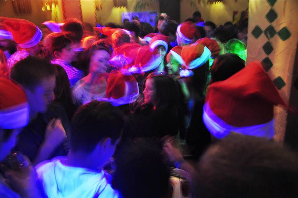 Von der Party-Location zum Blumenladen: Der ehemalige Schnarchhahn birgt einige Geschichten Auch zur Weihnachtszeit gab es im Schnarchhahn die eine oder andere Party.