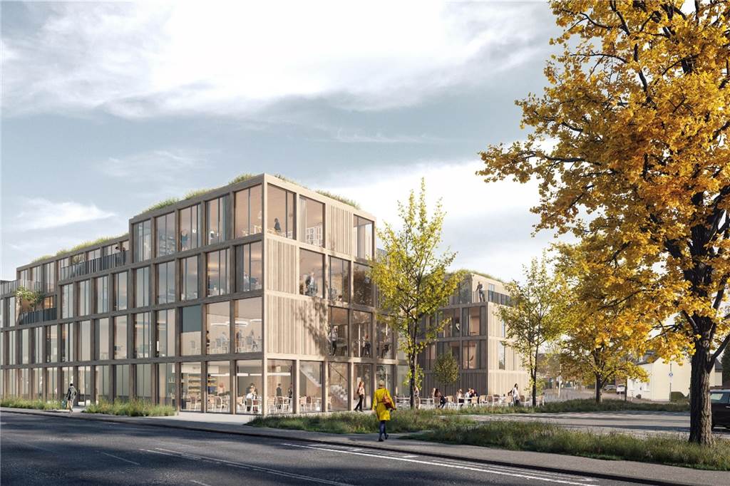 Ansicht vom Neubauprojekt Schüttenwall