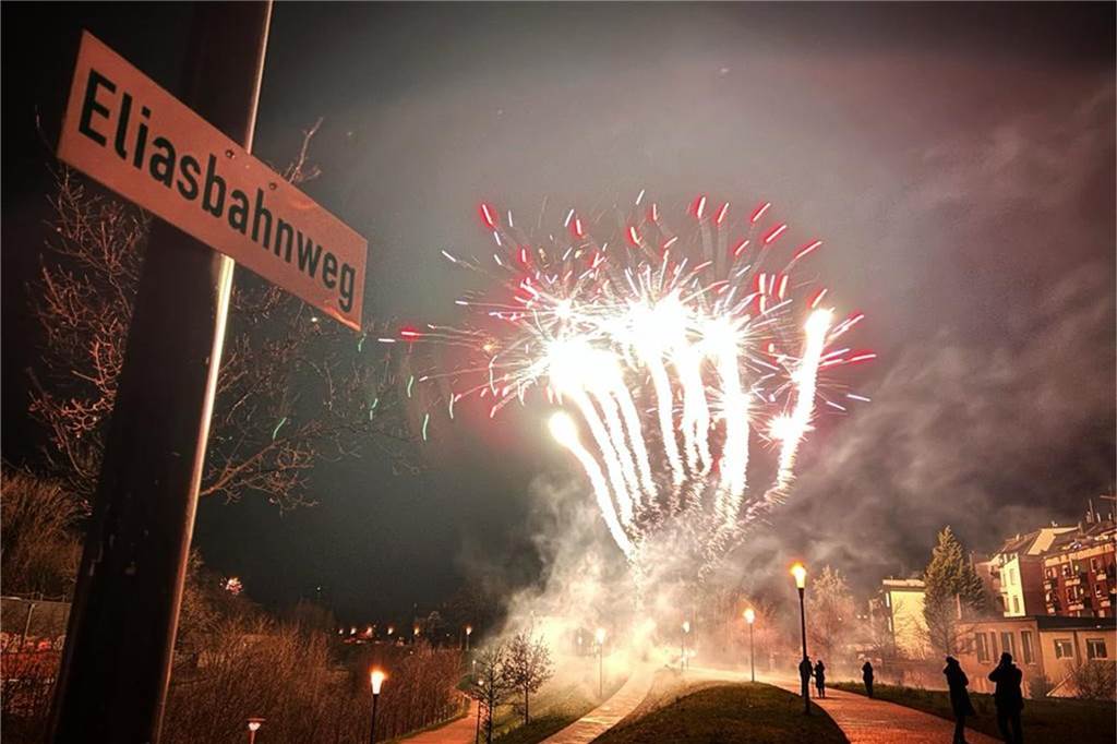 Silvester am Phoenix-See in Dortmund-Hörde