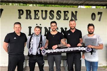 Auf dem Foto zu sehen sind (v.l.) Stefan Urban, Fabian vom Hofe, Pascal Broda, Daniel Serges und Kevin Rehkopp