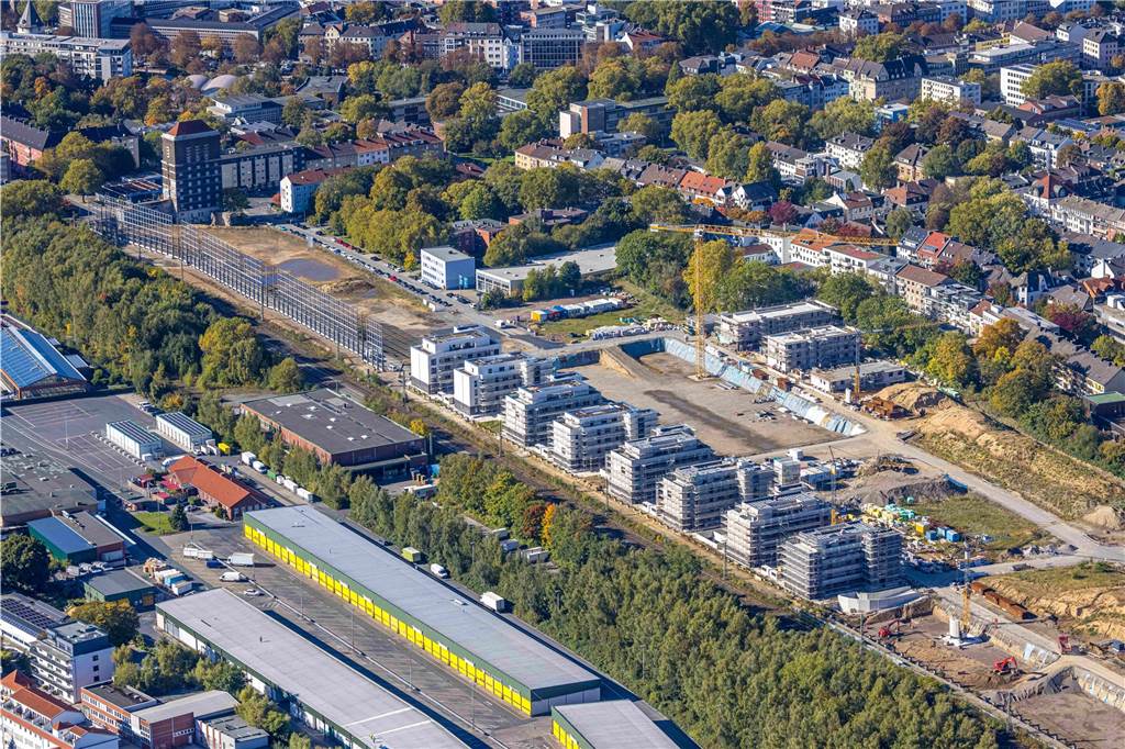 Vonovia stoppt Neubauvorhaben: „Das liegt im Trend“ Auf dem Gelände des ehemaligen Güterbahnhofs Süd in Dortmund entsteht mit dem Kronenviertel ein ganzes Stadtquartier neu. Vivawest hält hier am Bau von 160 Wohnungen fest.