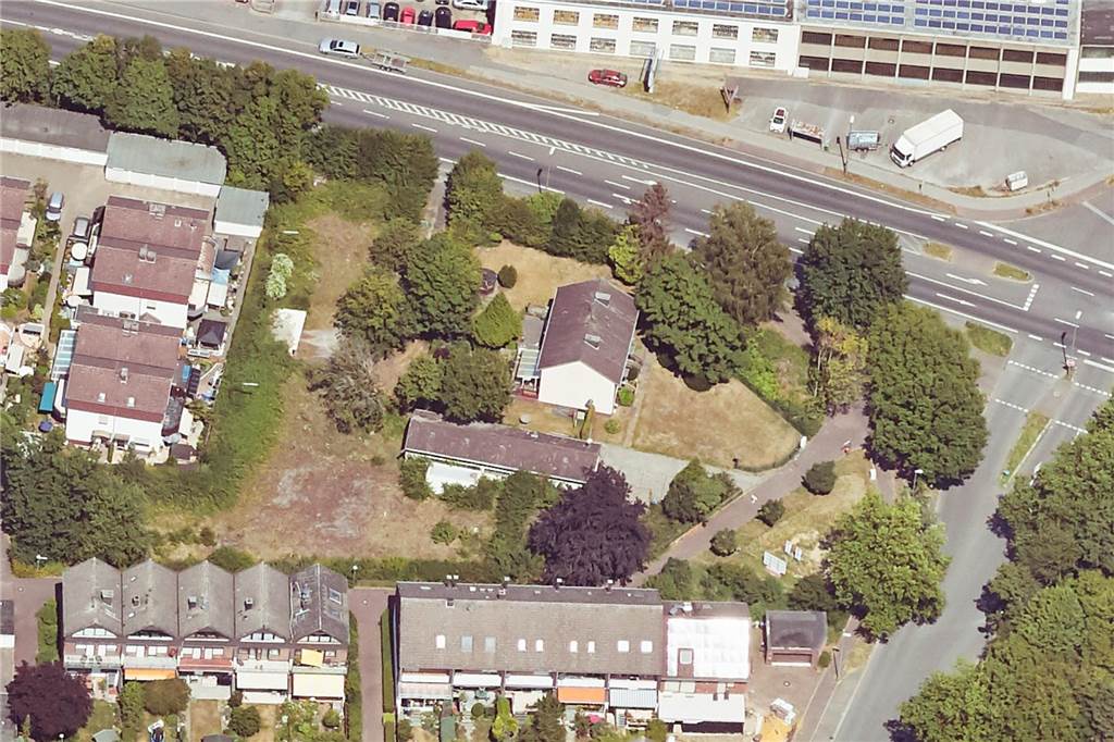 Neue Baupläne: „Und Dorsten braucht noch mehr Alten- und Pflegeheime“ Das Grundstück, das infrage kommt, aus der Luft gesehen.
