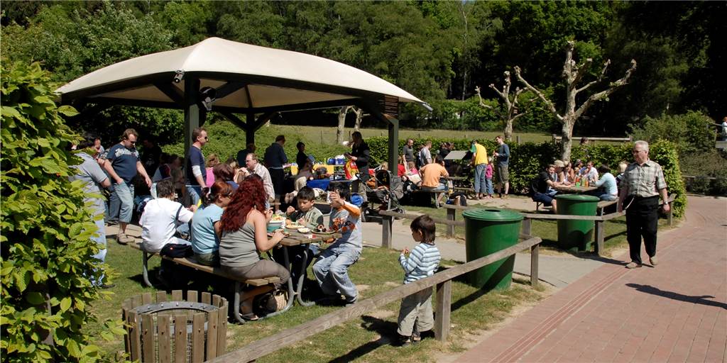 Sommerzeit: Wo gibt es in Haltern öffentliche Grillplätze? Auf dem Ketteler Hof gibt es 90 fest installierte Grills im Außenbereich.