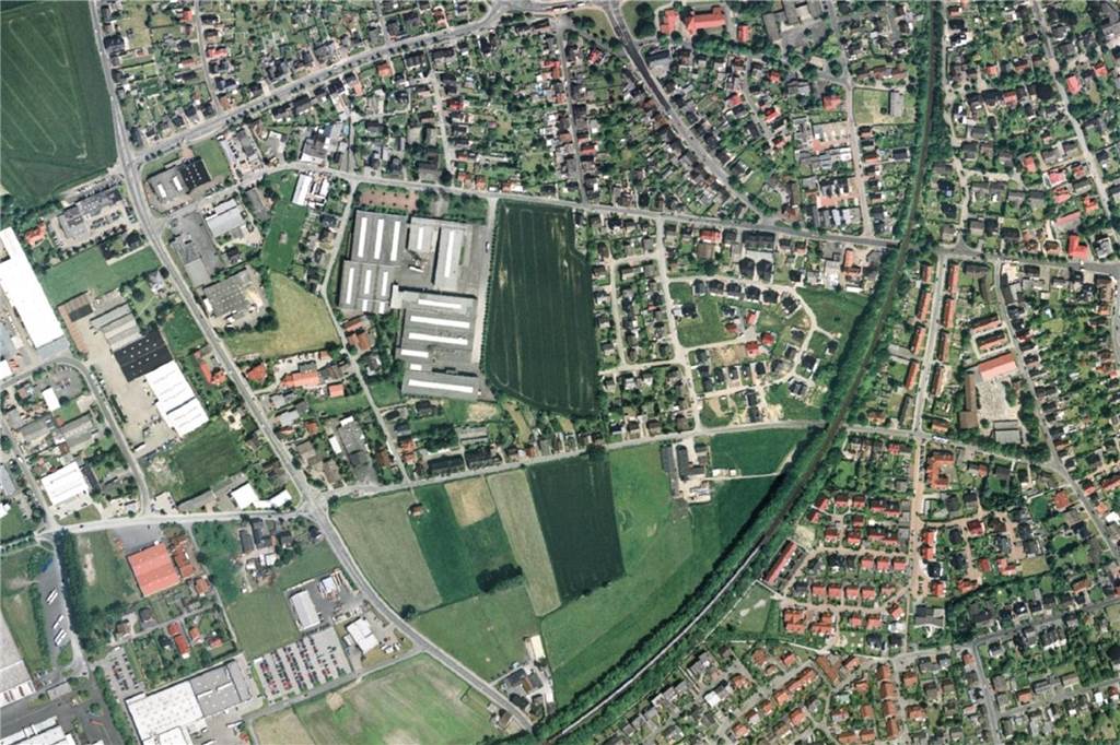Auf dem laut RVR zwischen 1999 und 2006 entstandenen Bild ist bereits das Baugebiet Baaken-Ost zu erkennen.