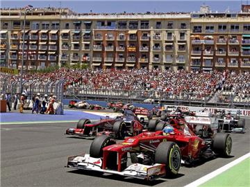 Auf dem Rundkurs im Hafengelände von Valencia werden seit 2012 keine Formel-1-Rennen mehr ausgetragen. Foto: Manuel Bruque