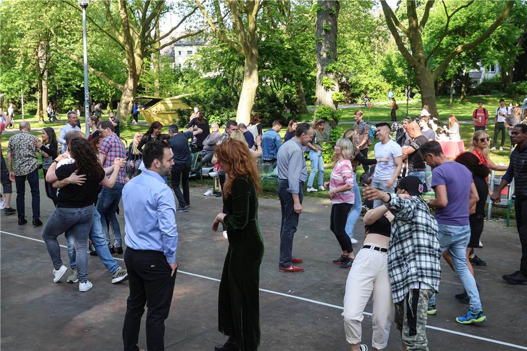 Auf dem Westparkfest wurde viel getanzt.