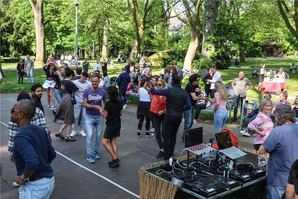Auf dem Westparkfest wurde viel getanzt.