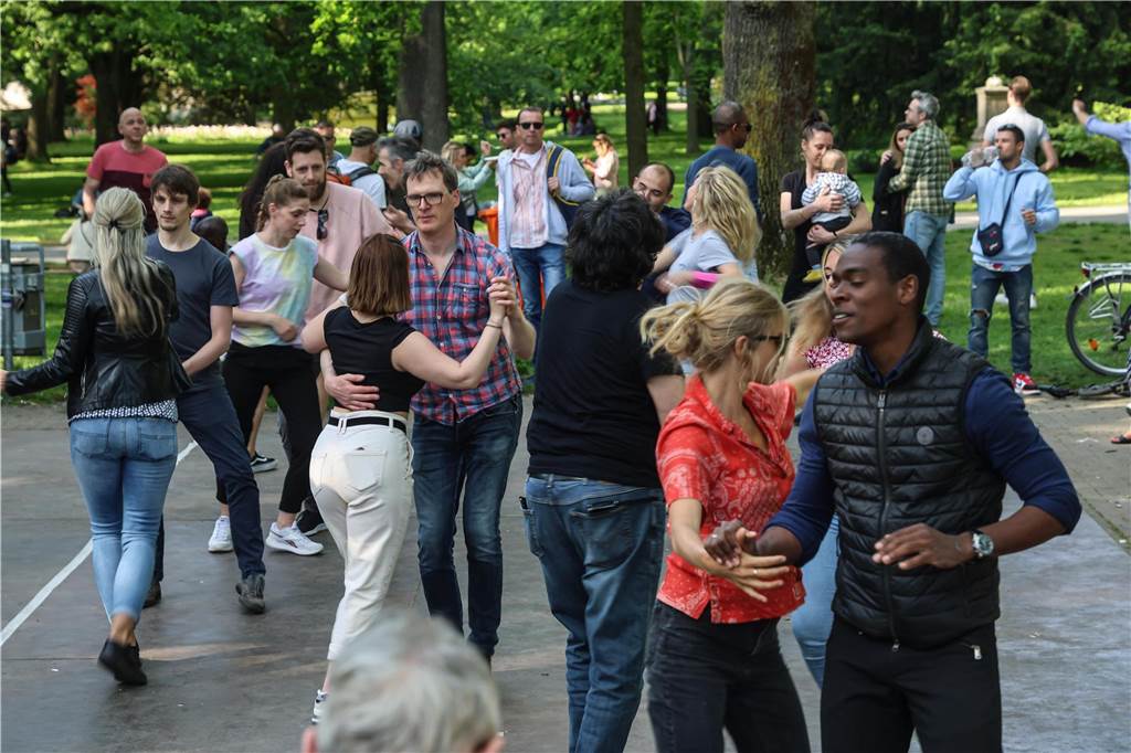Auf dem Westparkfest wurde viel getanzt.