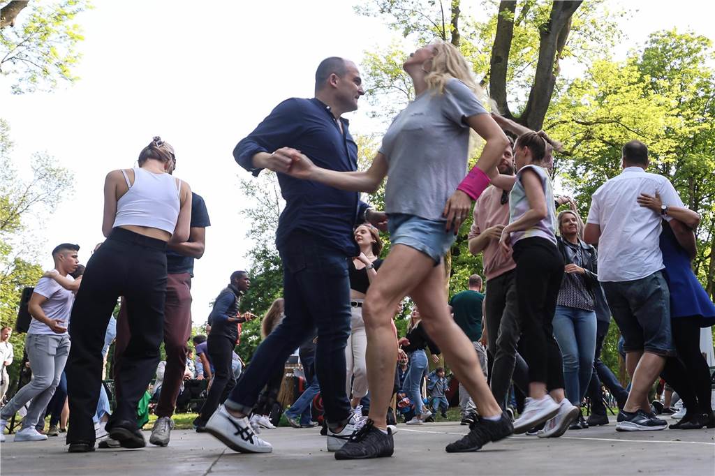 Auf dem Westparkfest wurde viel getanzt.