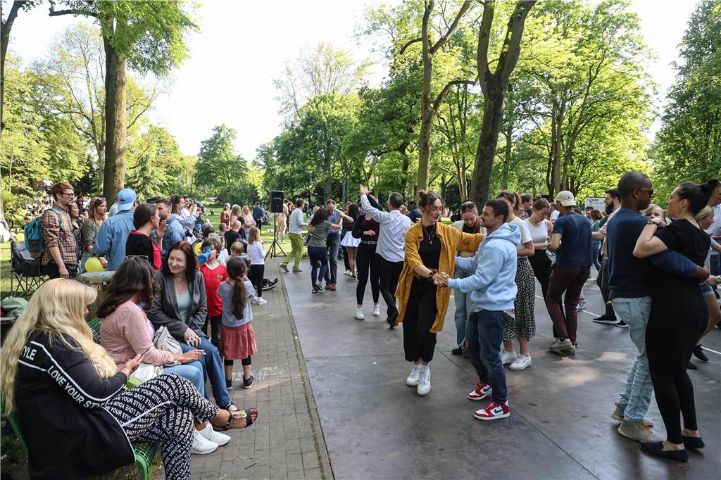 Auf dem Westparkfest wurde viel getanzt.