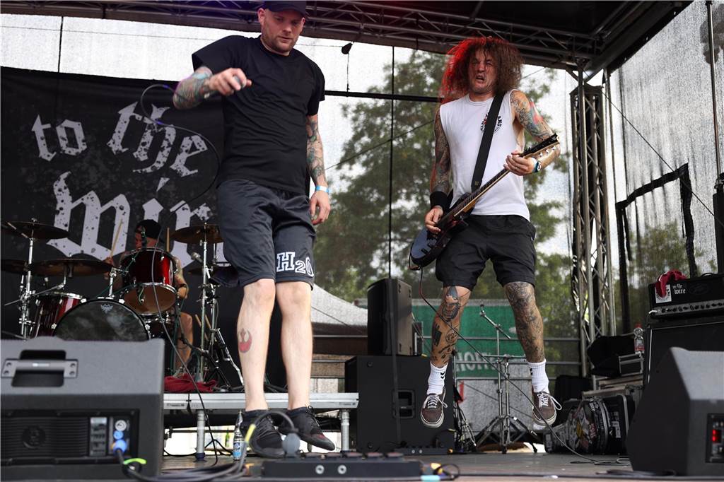 Besucherrekord beim diesjährigen Brunnenfestival in Lünen Auf der Alternative Stage wurde ordentlich abgerockt.