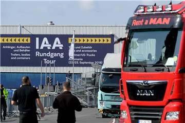 Auf der IAA Nutzfahrzeuge in Hannover werden mehr als 2100 Aussteller aus rund 50 Ländern erwartet. Foto: Holger Hollemann