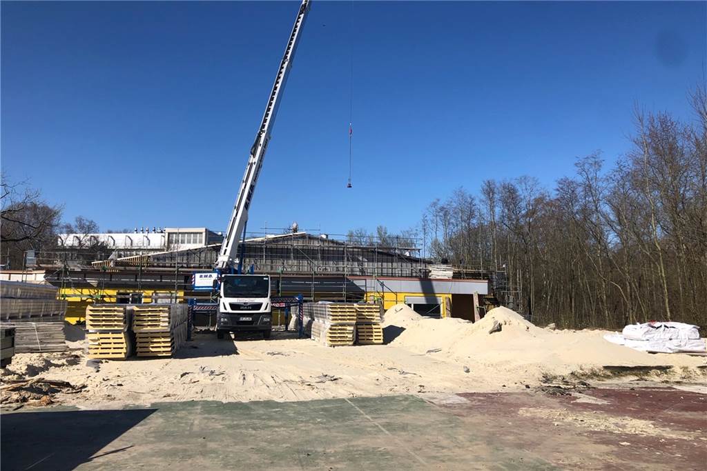 „Soccer World“-Umbau: Start der neuen Freizeit-Halle verschiebt sich Auf der rund 17.000 Quadratmeter großen Anlage tut sich einiges.
