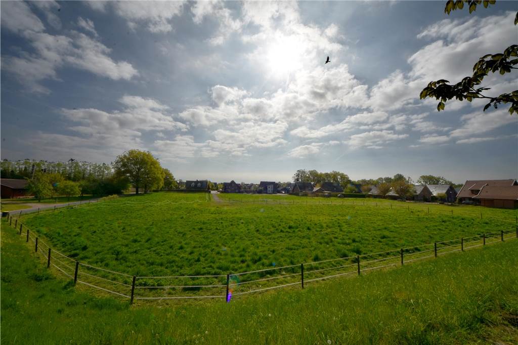Rundes Gebäude: Kosten für Neubau der Kita Wilde Wiese sind noch offen Das brachliegende Grundstück an der Öddingstraße